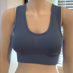 NWT - 4U racerback sports bra / blue / Small